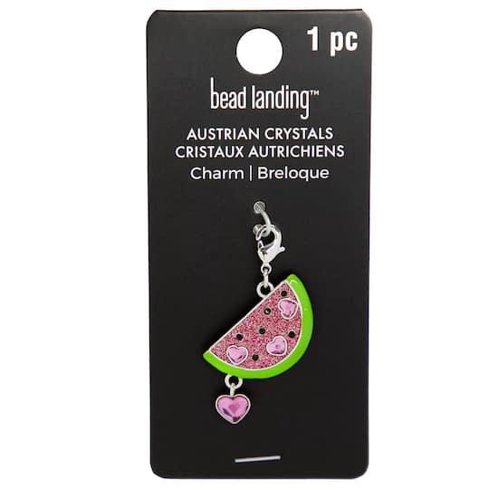 Watermelon Slice Austrian Crystal Charm by Bead Landing™